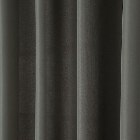 Beauty Home Perdea Cu Capse Effect 8443 Antracit 140x270cm