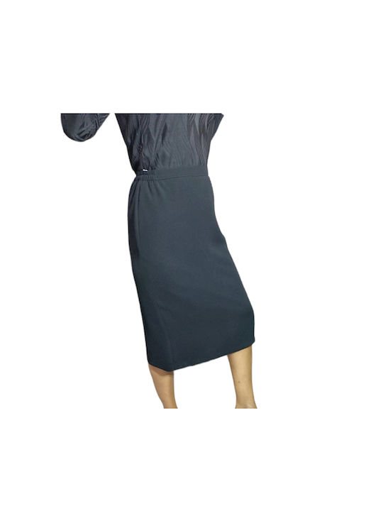 Classic Crepe Skirt with elastic on the side A.R.