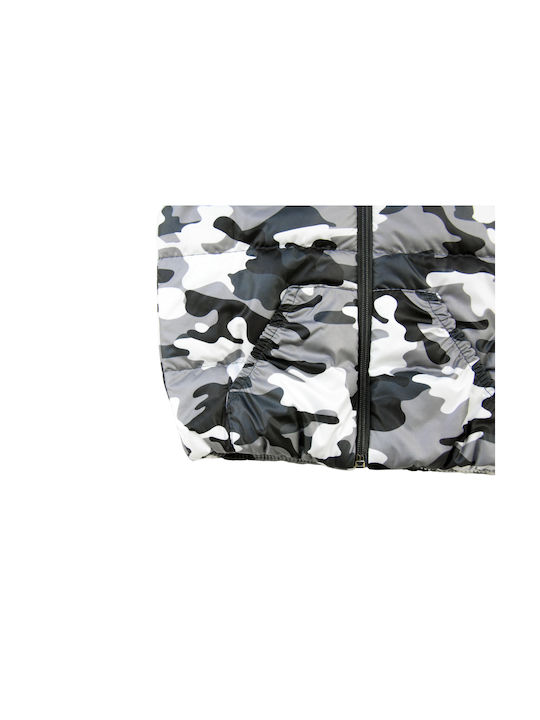 Graue Camouflage-Weste 23219 Poulain