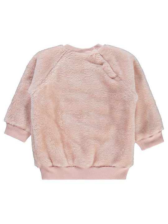 Baby top with salmon kittens for girls (6-24 months)