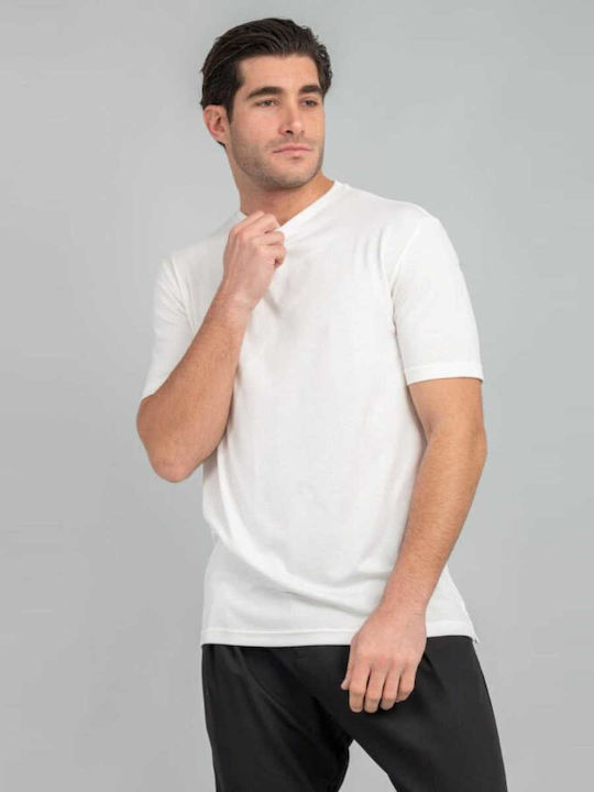 Vittorio Artist Men's Short Sleeve T-shirt White