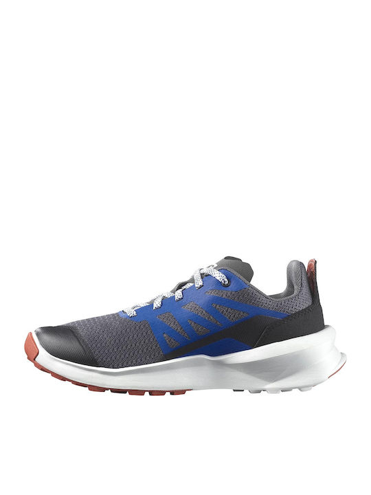 Patrol Kids Sports Shoes Running with Laces Gray