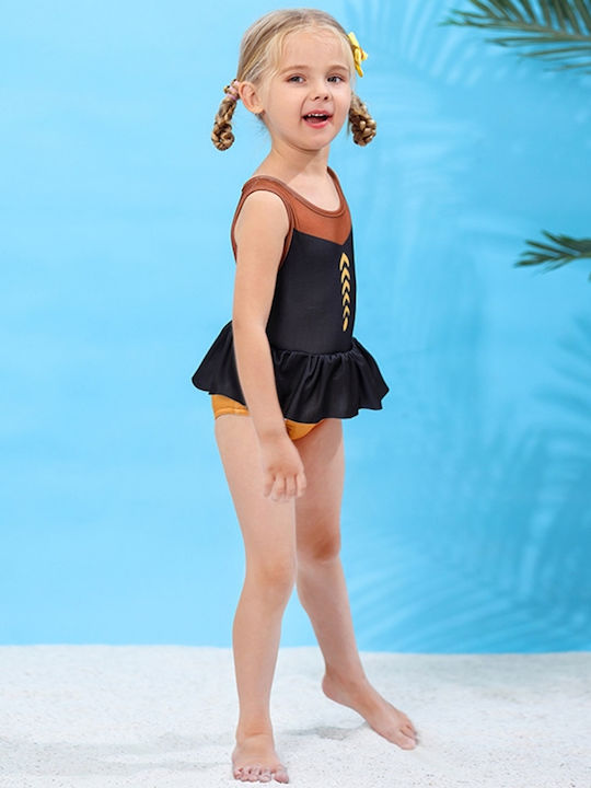 Princess Anna Frozen swimsuit for kids - Black