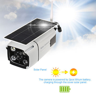 IP Surveillance Camera Wi-Fi 1080p Full HD Waterproof Battery with Microphone and Flash 4mm