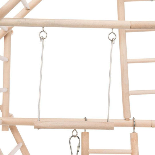 Trixie Wooden Bird Cage Game Staircase 44x44cm