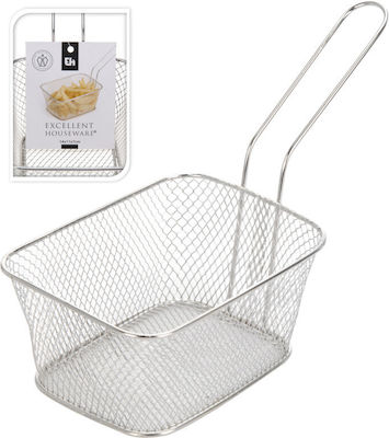 Metallic Serving Deep Fry Basket L14xW11xH7cm