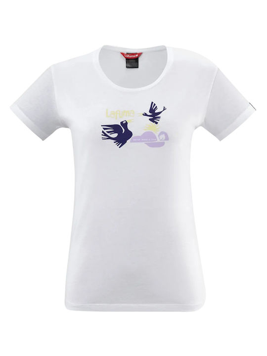 Pearl Γυναικείο T-shirt Πεζοπορίας Fast Drying White