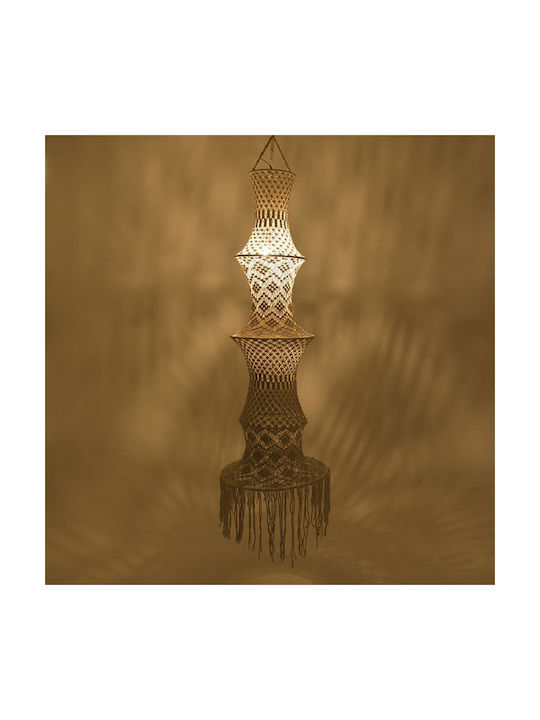 Inart Pendant Light Single-Light Beige