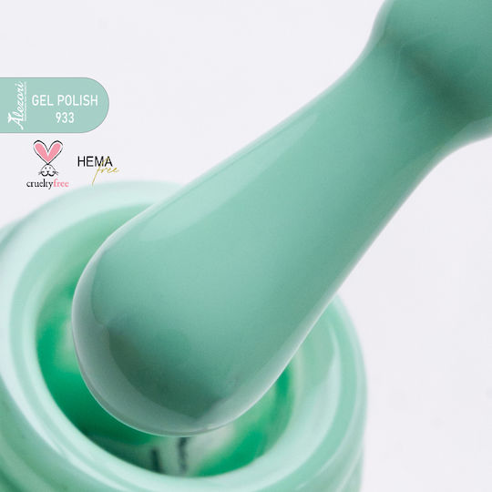 Alezori Classic Halb-permanenter Nagellack 933 Bright Green 15ml 1Stück