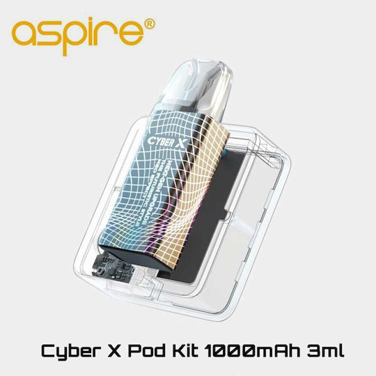 Aspire Cyber X Sage Green Pod Mod 2ml με Ενσωματωμένη Μπαταρία
