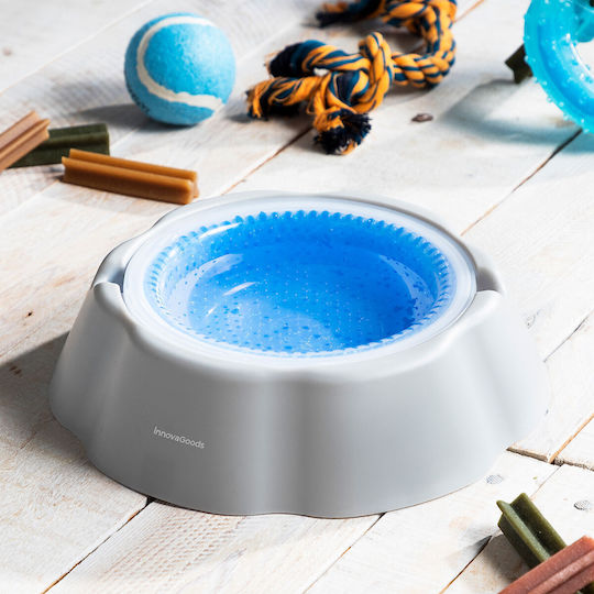 InnovaGoods Freshty Bowl made of Propylene Water for Dog & Cat with Base 450ml 24cm in White Color