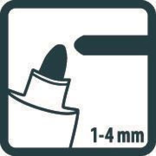 Pica Marker Permanent 4mm Negru