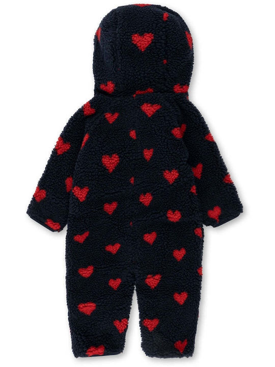 Children's one-piece boucle wool jumpsuit with hood Mon amour 3M-3Y Konges Slojd