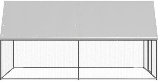 vidaXL Κοτέτσι από Γαλβανισμένο Χάλυβα Μ4 x Π2 x Υ2μ.