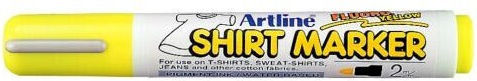 Artline Shirt Marker Marker Galben Indelebil pentru Material textil 2.0mm