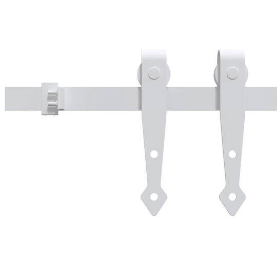 vidaXL Door Return Mechanism for Doors up to 183cm and 20kg White