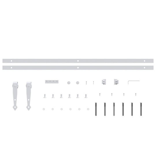 vidaXL Door Return Mechanism for Doors up to 183cm and 20kg White