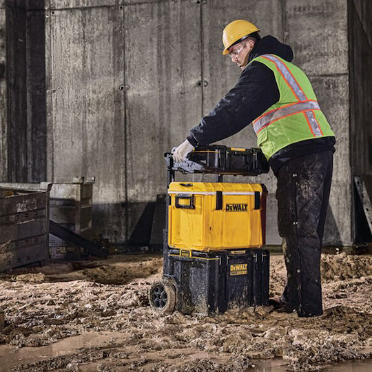Dewalt Τροχήλατο Πλαστικό Μπαούλο Μεταφοράς και Αποθήκευσης Εργαλείων DS450 Π55.4xB50xΥ68.5cm DWST83295-1