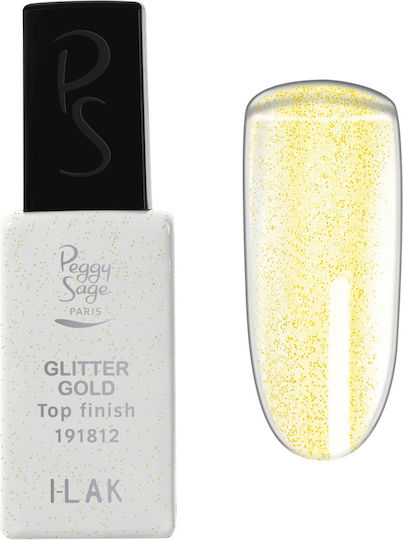 Peggy Sage Lak Top Coat Für UV/LED Semi-permanente Nagellacke 11ml