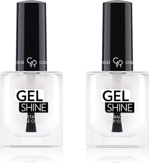 Golden Rose Extreme Gel Shine Instant Base Coat για Απλά Βερνίκια 10.2ml
