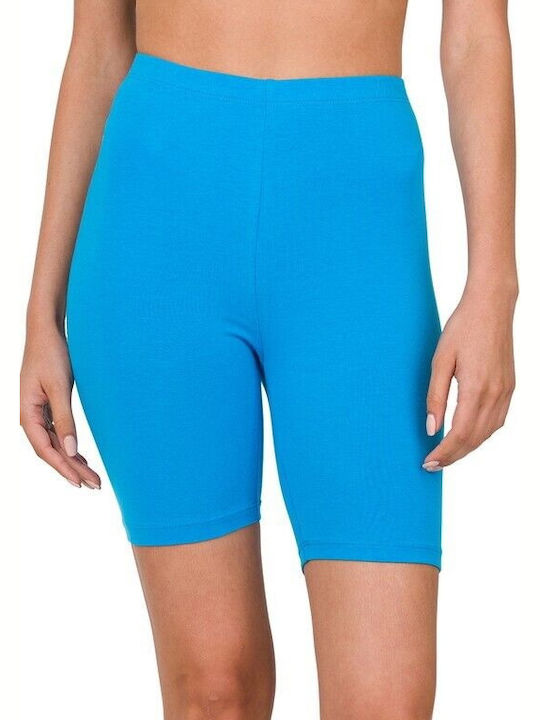 Cycling leggings opaque cotton wool Greek-LILA