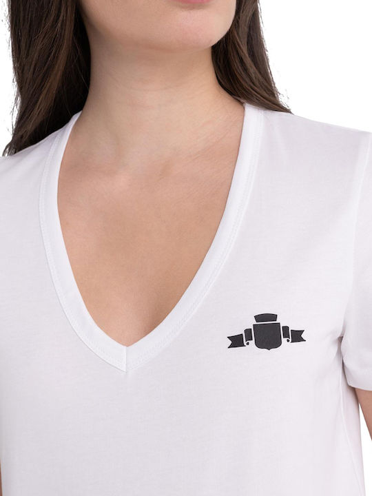Damen T-Shirt Weiß
