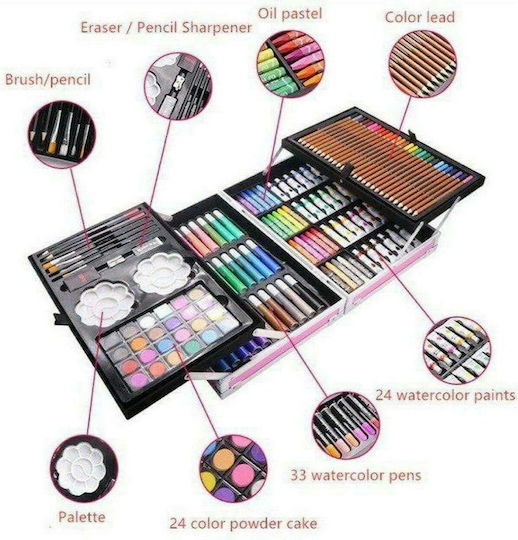 Unicorn Painting Set in Case 34.5x23.5cm 145pcs