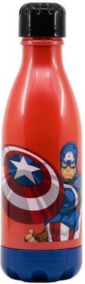 Rolling Thunder Kids Water Bottle Avengers Plastic Red 560ml