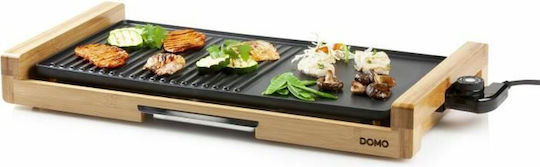 Domo Teppanyaki Grilling Plate with Adjustable Thermostat 2200W 50.5x25cm.