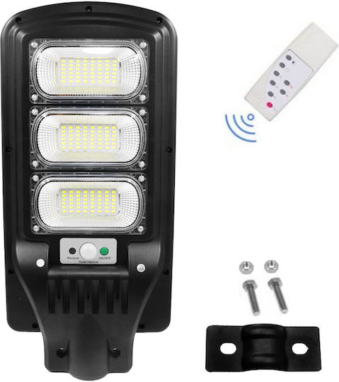 Jortan Jortan Ηλιακό Φωτιστικό Δρόμου 150W 11520lm Ψυχρό Λευκό με Αισθητήρα Κίνησης και Τηλεχειριστήριο IP66 50x24x7εκ.