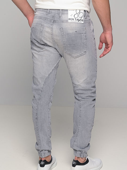 Ben Tailor 0756 Pantaloni de Bărbați din Jean Gri BENT.0756