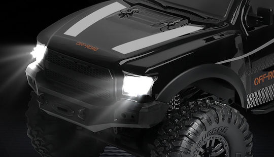 Amewi Dirt Pickup Crawler LiIon Ferngesteuertes Auto Raupenfahrzeug 4WD Schwarz