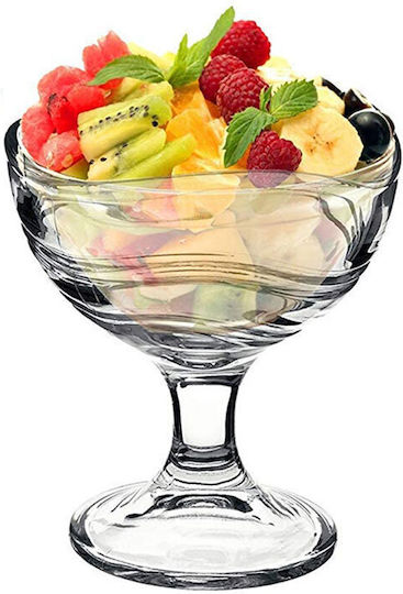 Homestyle Pollo Eisschüssel Rund Glas Transparent mit Durchmesser 12cm 4Stück Homestyle Pollo Eisschüssel Rund Glas Transparent mit Durchmesser 12cm 4Stück