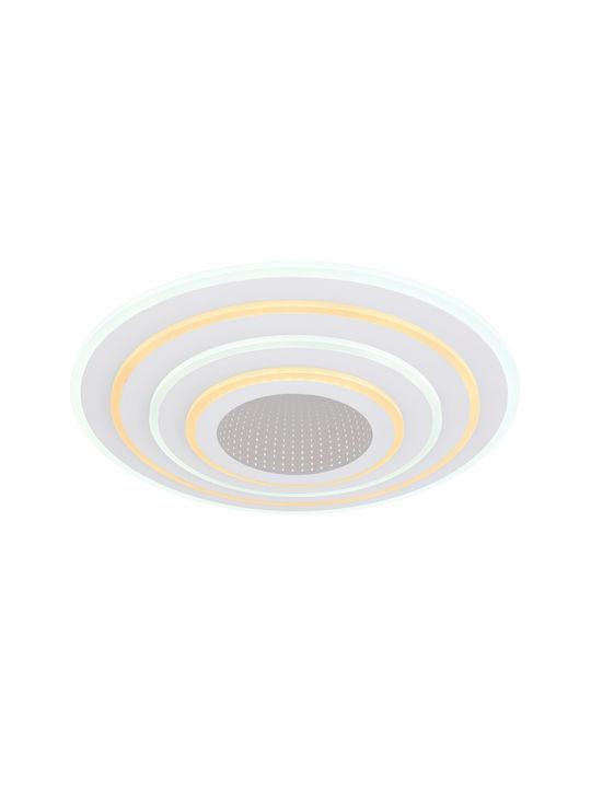 Globo Lighting Jocelyn Таванно осветление 50бр Бяла с Вграден LED и Дистанционно Управление