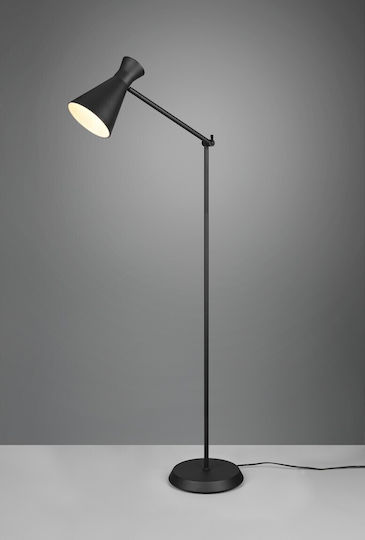 Trio Lighting Enzo Floor Lamp H150xW25cm. with Socket for Bulb E27 Black