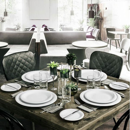 Güral Porselen X Tanbul Porcelain Shallow Plate White 27cm 6pcs