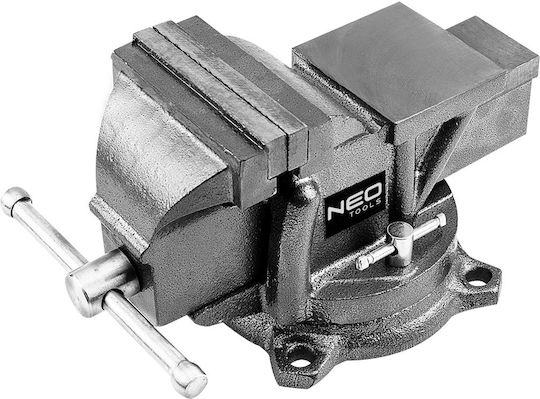 Neo Tools Rotating Countertop Vise Made of Cast Iron with Maximum Opening 100mm