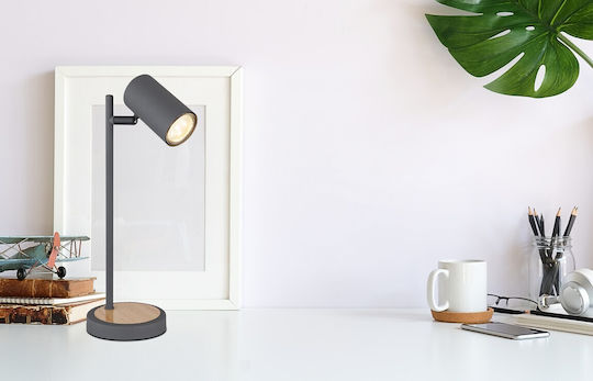 Globo Lighting Robby Декоративна Лампа с Цокъл за Крушка GU10 Сив