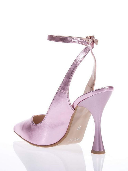 Beatris Pumps Slingback Pumps Rosa Metallic | 975