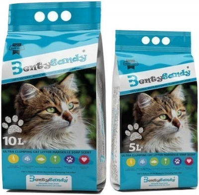 Bentysandy Plus Clumping Odour Control Cat Litter Marseille Soap 10lt 4089