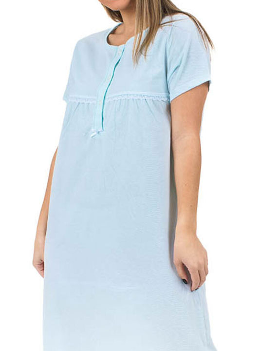 Dustin - Women's Nightgown Classic 100% Cotton (D-2304-BERRAMAN) Veraman