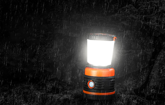 Superfire Battery Lantern for Camping Waterproof with Flashlight 850 Lumen 12W