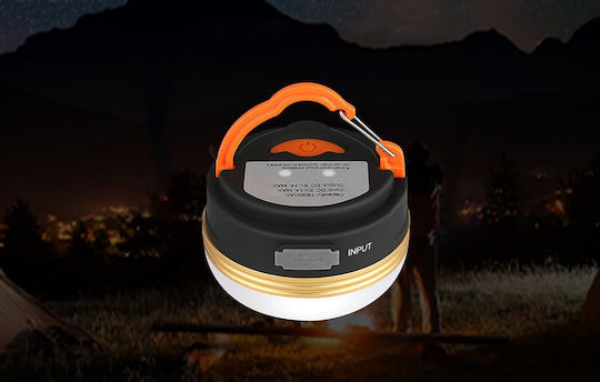 Superfire Battery Light for Camping Waterproof with Flashlight 127lm 2.5W
