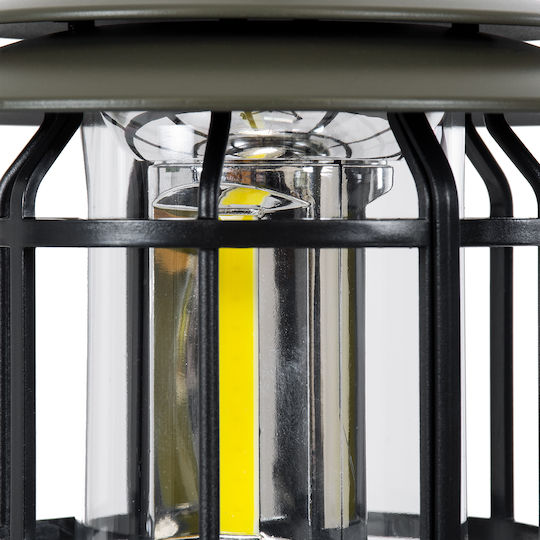 GloboStar GloboStar Led Wiederaufladbare Campinglaterne mit Taschenlampe 500lm 5W