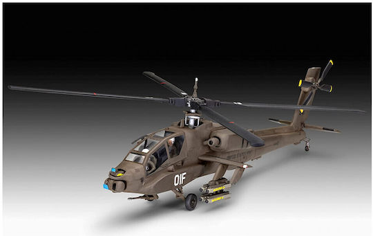 Revell Φιγούρα Μοντελισμού Ελικόπτερο AH-64A Apache 71 Κομματιών σε Κλίμακα 1:72 21x20.1εκ.