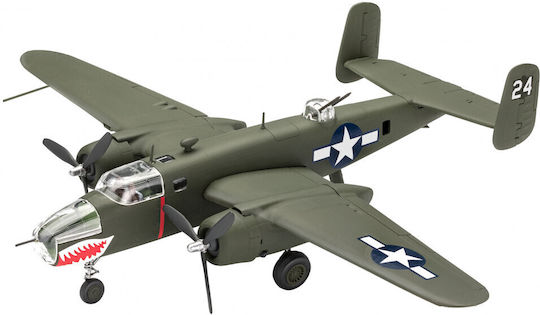 Revell B-25 Mitchell Modellfigur Flugzeug 44 Teile im Maßstab 1:72 22.3x28.6cm.