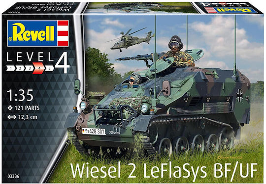 Revell Wiesel 2 LeFlaSys BF/UF Modellfigur Tank im Maßstab 1:35