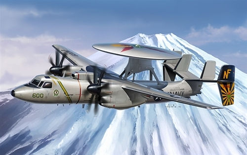 Italeri Φιγούρα Μοντελισμού Αεροπλάνο Grumman E2 C Hawkeye σε Κλίμακα 1:48 35.5εκ.