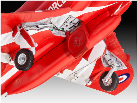 Revell BAe HAWK T.1 Red Arrows Фигура за Моделизъм Самолет Червена в Мащаб 1:72