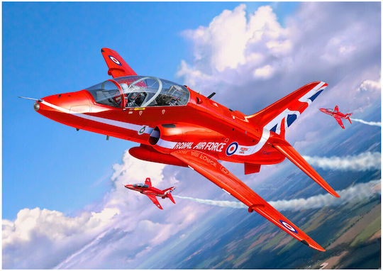 Revell BAe HAWK T.1 Red Arrows Фигура за Моделизъм Самолет Червена в Мащаб 1:72